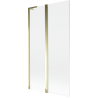 Mexen Mist L shower screen 2-wing 100 x 150 cm, transparent, gold - 8A9L-100-011-50-00