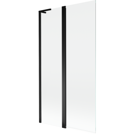 Mexen Mist L shower screen 2-wing 100 x 150 cm, transparent, black - 8A9L-100-011-70-00