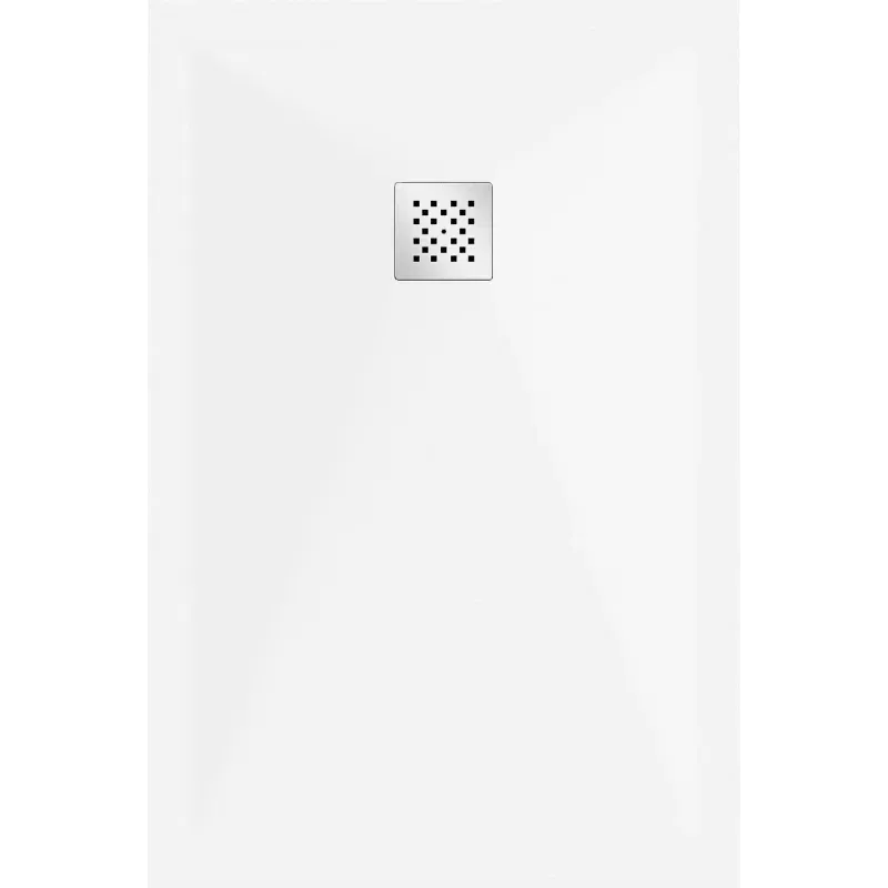 Mexen Stone+ composite rectangular shower tray 100 x 90 cm, white - 44109010