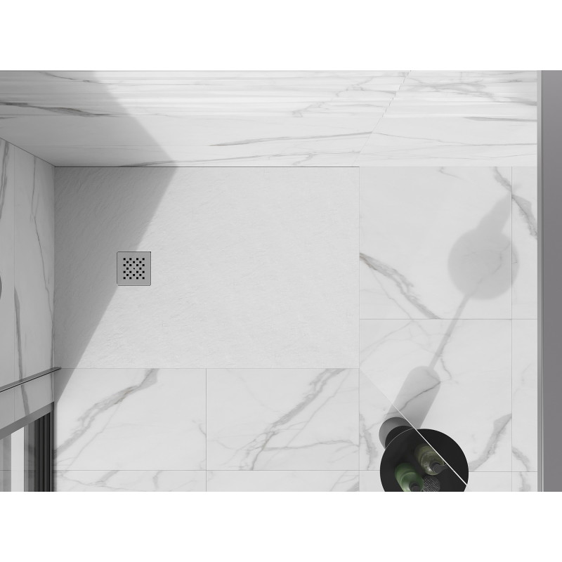 Mexen Stone+ rectangular composite shower tray 130 x 90 cm, white - 44109013