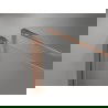 Mexen Mist-B shower cabin pivot 80 x 80 cm, transparent, brushed copper - 8A2T-080-080-65-00