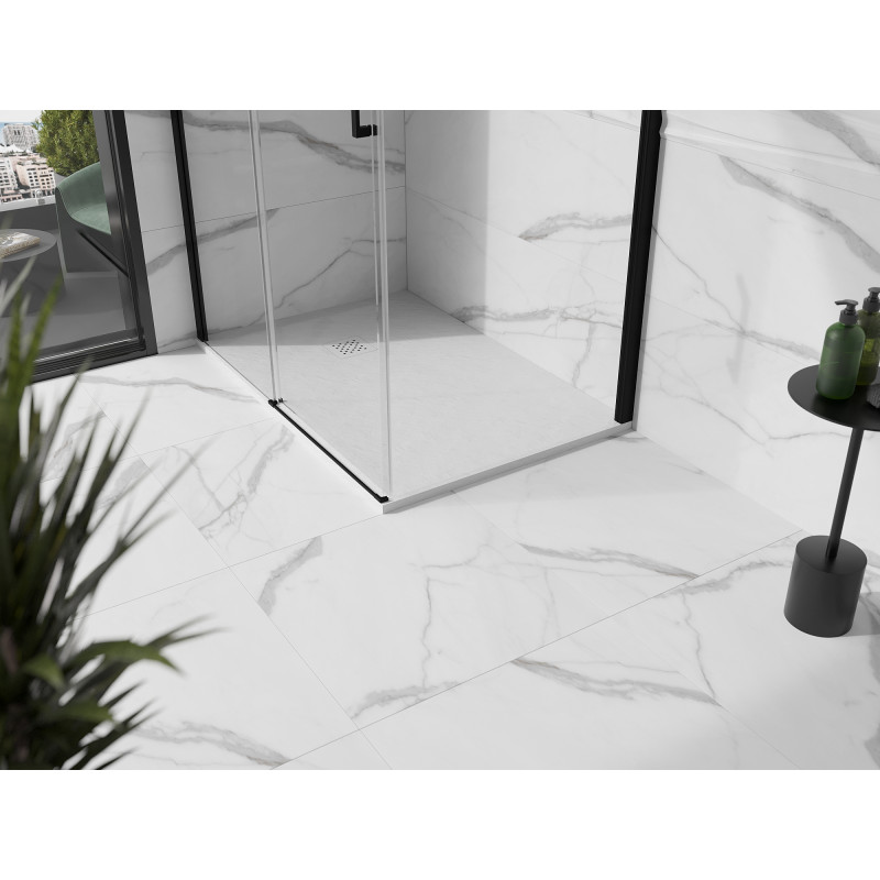 Mexen Stone+ rectangular composite shower tray 100 x 90 cm, white - 44109010