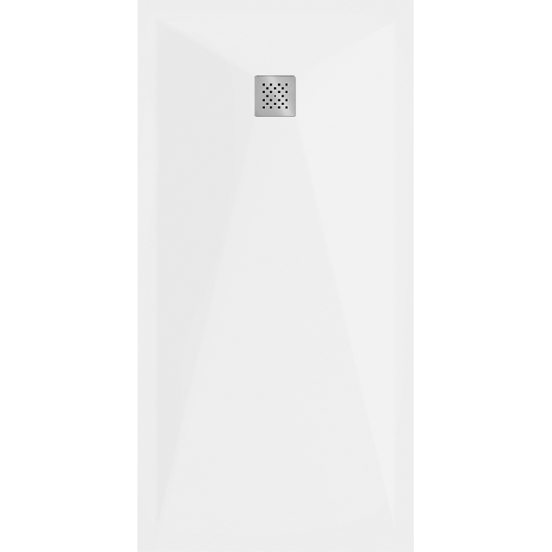 Mexen Stone+ rectangular composite shower tray 160 x 90 cm, white - 44109016