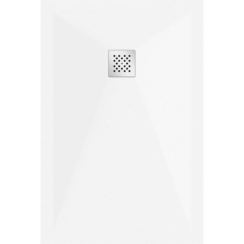 Mexen Stone+ rectangular composite shower tray 140 x 100 cm, white - 44101014