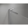 Mexen Mist L semicircular shower enclosure hinged 80 x 80 cm, transparent, chrome - 8A32L-080-080-01-00