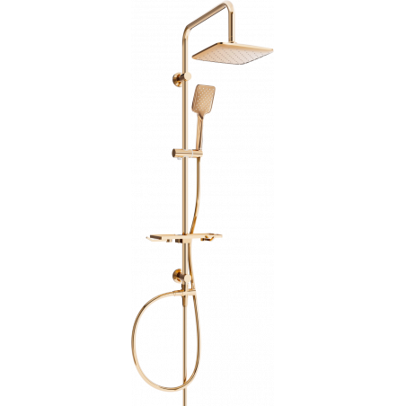 Mexen T62 shower column, Rose gold - 798626293-60