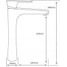 Mexen Axel DB62 bath set, chrome - 73813DB62-00