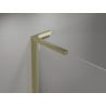 Mexen Mist L semicircular shower enclosure hinged 90 x 90 cm, transparent, gold - 8A32L-090-090-50-00