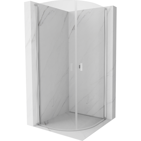 Mexen Mist semi-circular shower enclosure 70 x 70 cm, transparent, chrome - 8A31-070-070-01-00