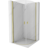 Mexen Mist semi-circular shower enclosure tilt 70 x 70 cm, transparent, gold - 8A31-070-070-50-00