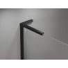 Mexen Mist L semi-circular shower enclosure 80 x 80 cm, black frame, black - 8A32L-080-080-70-70