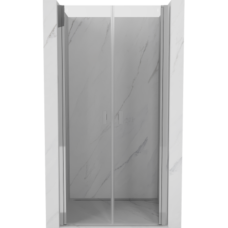 Mexen Mist 120 cm Swing Shower Door, Transparent, Chrome - 8A7-120-000-01-00