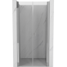 Mexen Mist 120 cm Swing Shower Door, Transparent, Chrome - 8A7-120-000-01-00