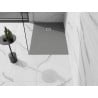Mexen Stone+ rectangular composite shower tray 110 x 80 cm, Grey-Concrete - 44618011