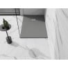 Mexen Stone+ rectangular composite shower tray 110 x 80 cm, Grey-Concrete - 44618011