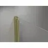 Mexen Mist 95 cm Hinged Shower Door, Transparent, Gold - 8A7-095-000-50-00