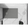 Mexen Stone+ rectangular composite shower tray 110 x 80 cm, Grey-Concrete - 44618011