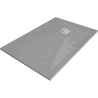Mexen Stone+ rectangular composite shower tray 140 x 80 cm, Grey-Concrete - 44618014
