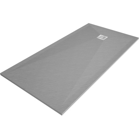 Mexen Stone+ rectangular composite shower tray 160 x 80 cm, gray-concrete - 44618016
