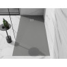 Mexen Stone+ rectangular composite shower tray 180 x 80 cm, gray-concrete - 44618018