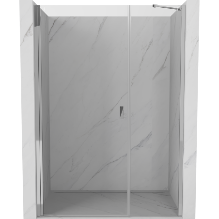 Mexen Mist-B 105 cm Hinged Shower Door, Transparent, Chrome - 8A2-105-001-01-00