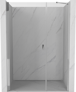 Mexen Mist-B hinged shower door 120 cm, transparent, chrome - 8A2-120-001-01-00