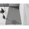 Mexen Stone+ rectangular composite shower tray 200 x 80 cm, gray-concrete - 44618020