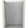 Mexen Mist-B 100 cm Hinged Shower Door, Transparent, Gold - 8A2-100-001-50-00
