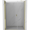 Mexen Mist-B pivot shower door 100 cm, clear, gold - 8A2-100-001-50-00