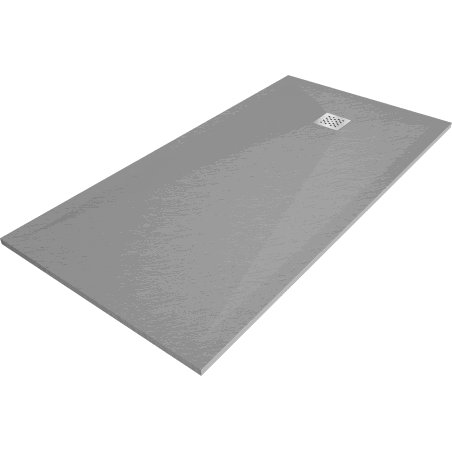 Mexen Stone+ rectangular composite shower tray 180 x 90 cm, Grey-Concrete - 44619018