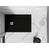Mexen Stone+ composite rectangular shower tray 100 x 70 cm, black - 44707010