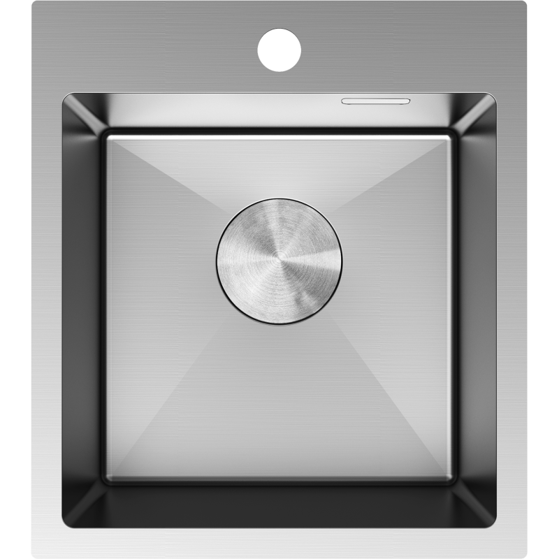 Mexen Solix stainless steel sink 1-bowl 400 x 450 mm, inox - 6401401000-01