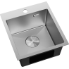 Mexen Solix stainless steel sink 1-bowl 400 x 450 mm, inox - 6401401000-01