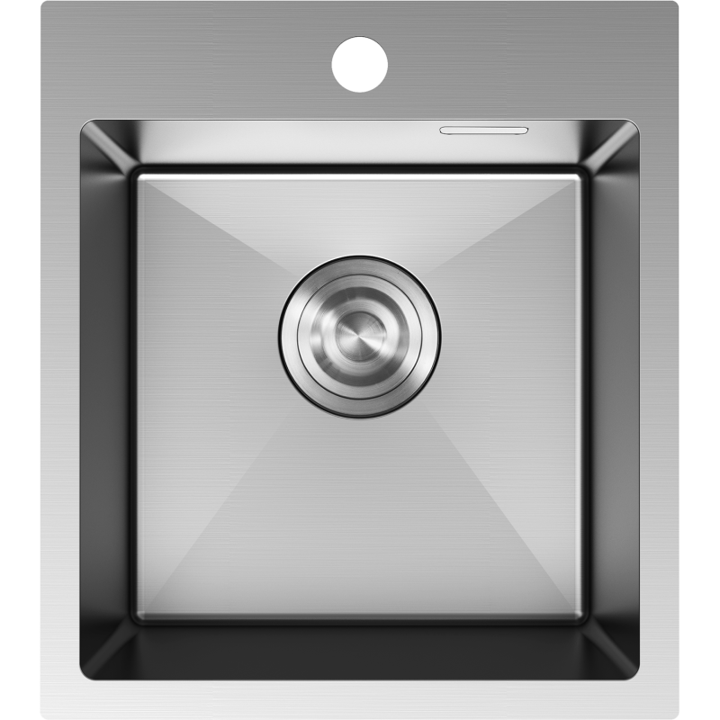 Mexen Solix stainless steel sink, 1-bowl 400 x 450 mm, inox - 6401401000-01