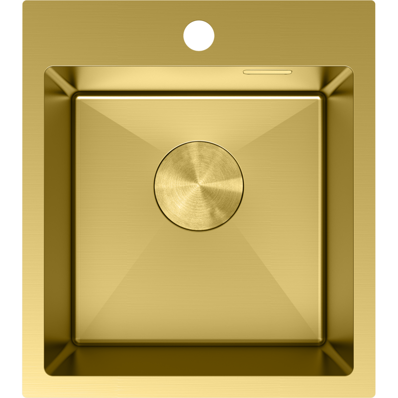 Mexen Solix Steel Sink 1-Bowl 400 x 450 mm, Gold - 6401401000-55