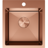 Mexen Solix steel sink 1-bowl 400 x 450 mm, copper - 6401401000-65