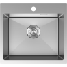 Mexen Solix stainless steel sink 1-chamber 500 x 450 mm, inox - 6402501000-01