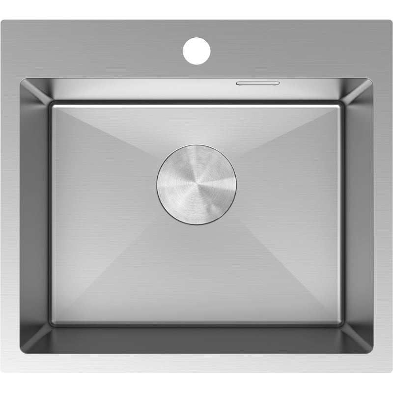 Mexen Solix 1-bowl stainless steel sink 500 x 450 mm, inox - 6402501000-01