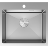 Mexen Solix stainless steel sink 1-chamber 500 x 450 mm, inox - 6402501000-01