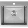 Mexen Solix stainless steel sink 1-bowl 500 x 450 mm, inox HC - 6402501000-01HC