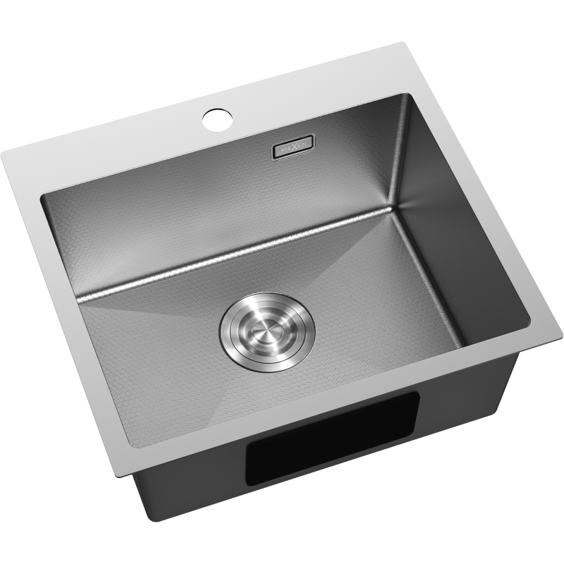 Mexen Solix steel sink 1-bowl 500 x 450 mm, inox HC - 6402501000-01HC