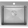 Mexen Solix stainless steel sink 1-bowl 500 x 450 mm, inox HC - 6402501000-01HC