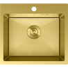 Mexen Solix 1-bowl stainless steel sink 500 x 450 mm, gold HC - 6402501000-55HC