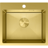 Mexen Solix 1-bowl stainless steel sink 500 x 450 mm, gold HC - 6402501000-55HC