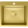 Mexen Solix steel sink 1-bowl 500 x 450 mm, gold HC - 6402501000-55HC