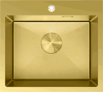 Mexen Solix 1-bowl stainless steel sink 500 x 450 mm, gold HC - 6402501000-55HC