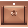 Mexen Solix stainless steel sink 1-bowl 500 x 450 mm, copper - 6402501000-65