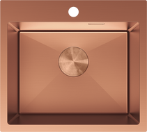 Mexen Solix 1-basin 500 x 450 mm steel sink, copper - 6402501000-65