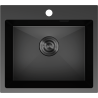 Mexen Solix stainless steel sink 1-bowl 500 x 450 mm, black - 6402501000-70