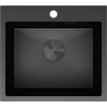 Mexen Solix stainless steel sink 1-bowl 500 x 450 mm, black - 6402501000-70